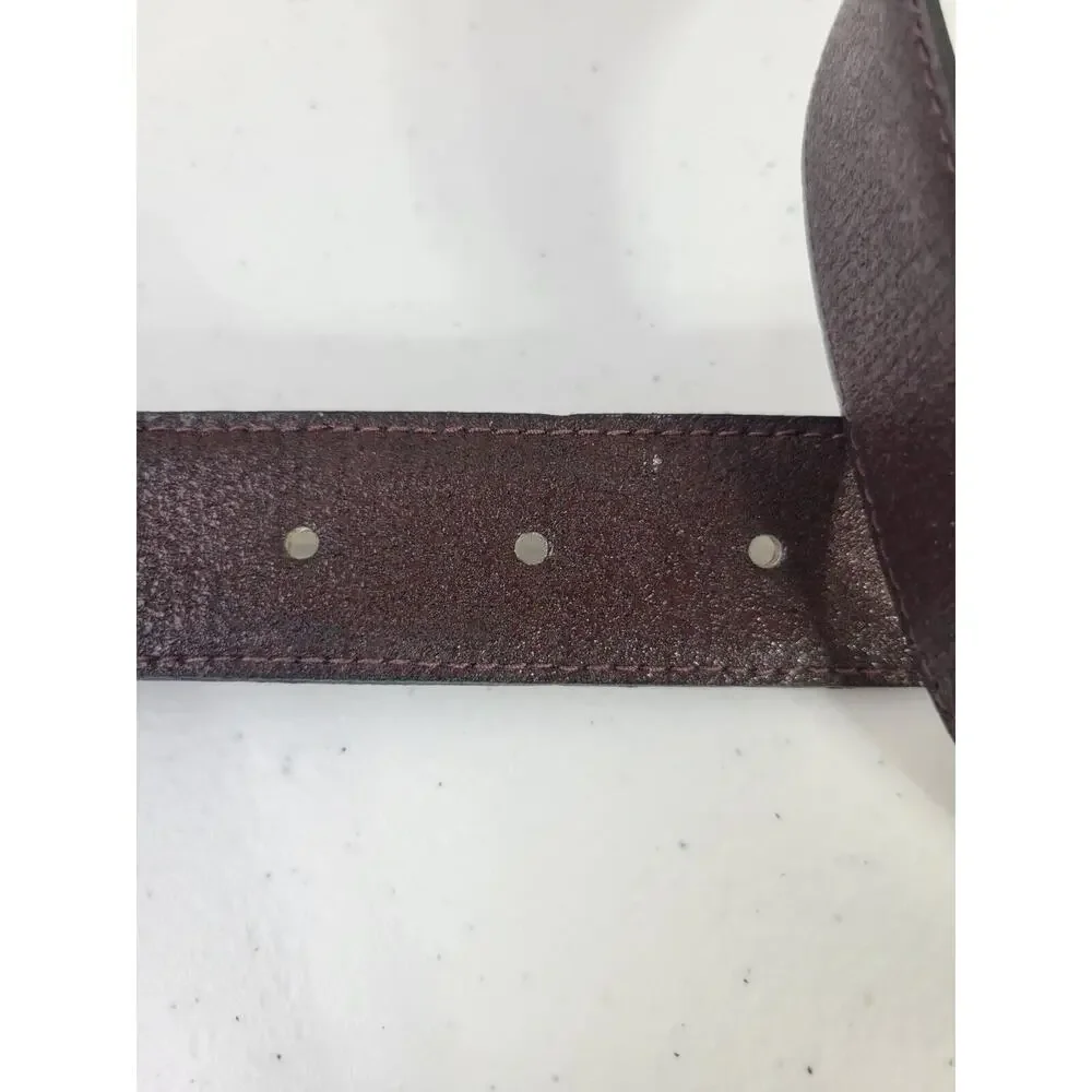 Emporium‎ Brown Classic Cowboy Western Casual Work Dress Belt Men's Size 35-37